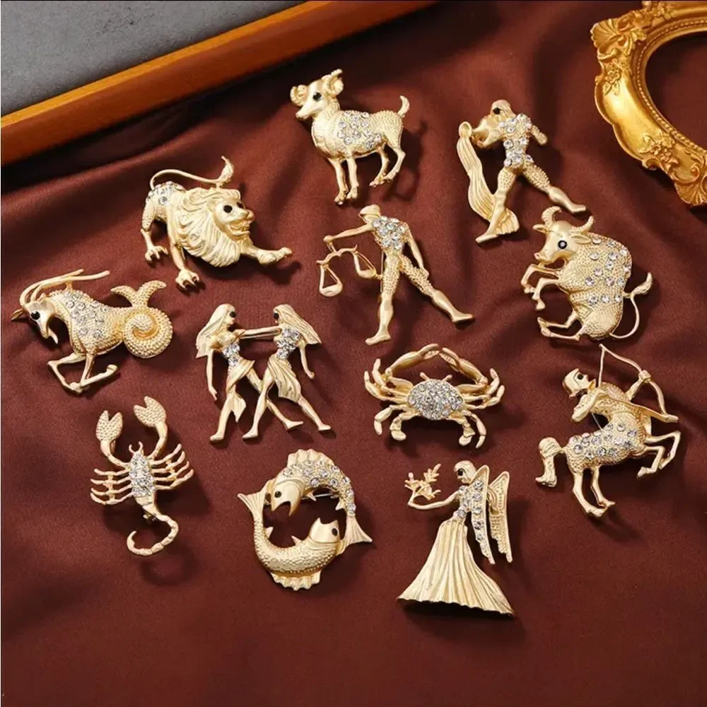 ZODIAC BROOCHES‎